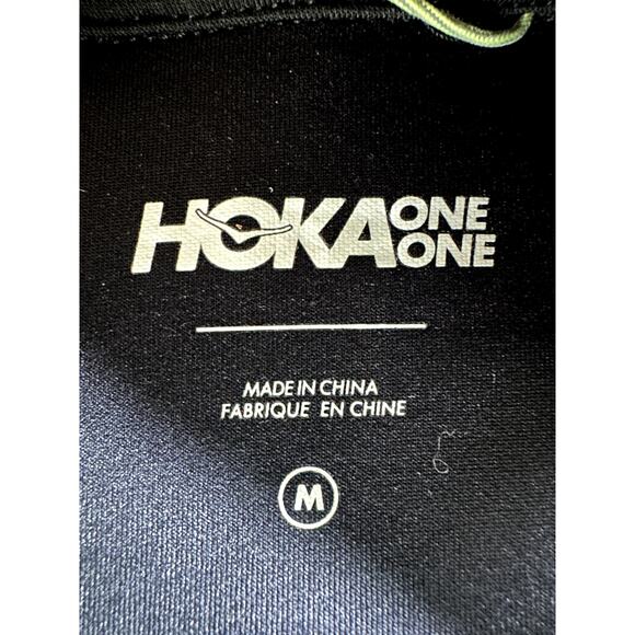 Hoka Kaitoro Knit Staff Jacket Mens Med Black Western States Track Athleisure - Picture 9 of 10